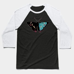 Butterfly 01g, transparent background Baseball T-Shirt